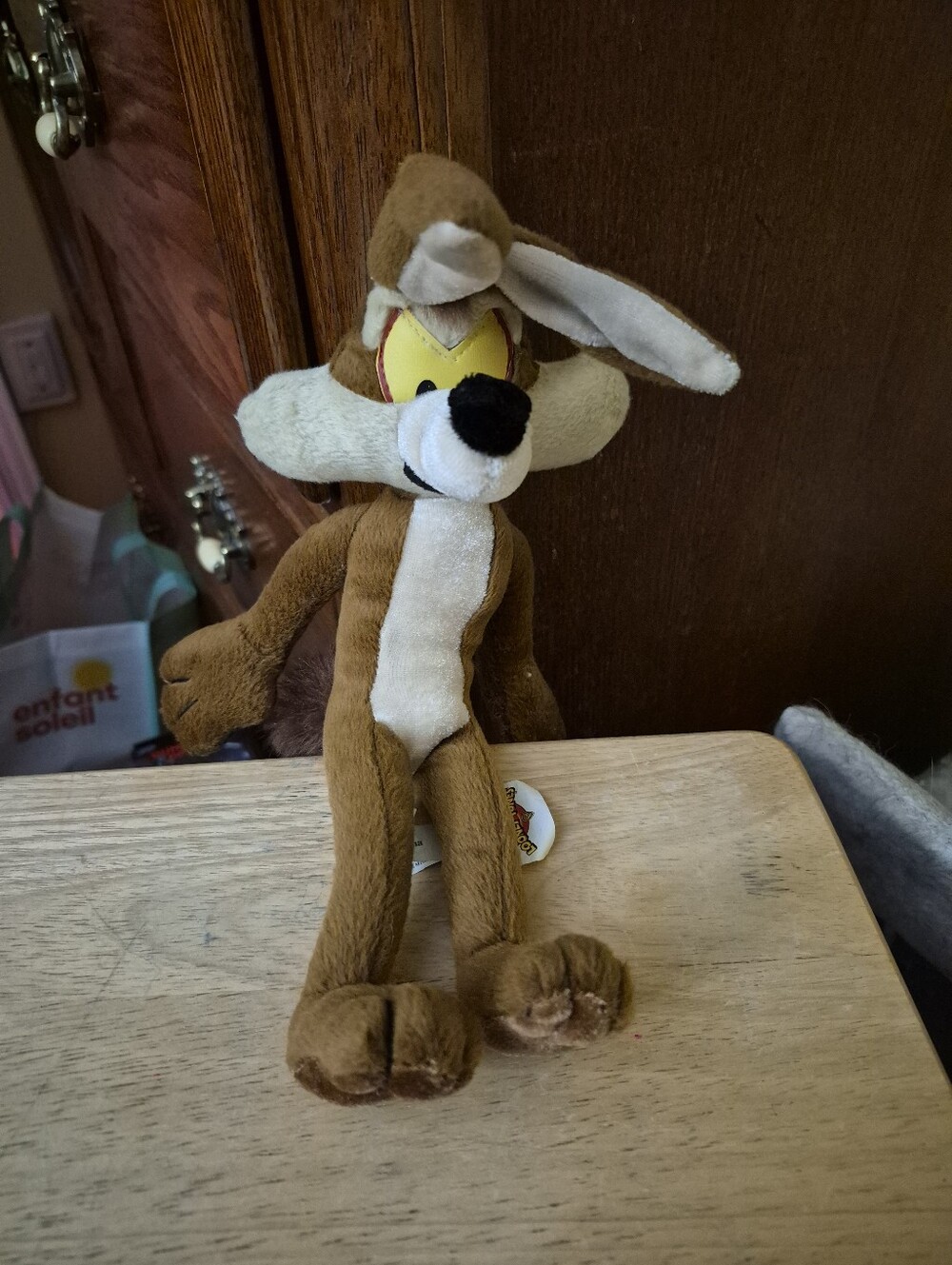 Vintage Looney Tunes Warner Bros Ganz Wile E Coyote Plush